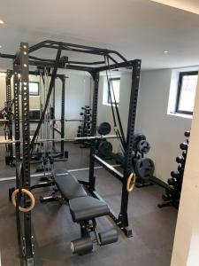 Centrum fitness w obiekcie Appartements Wolf