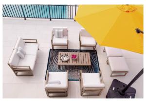 Area soggiorno di Sauna Pool Game Room Bliss