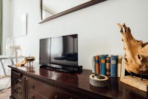 TV a/nebo společenská místnost v ubytování The Orient Express No.22