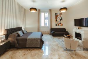 Posezení v ubytování Lifestyle and Suites