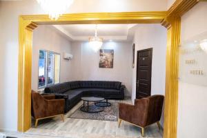 Posezení v ubytování İkarus Hotel