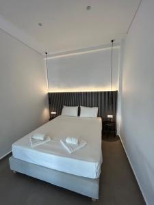 Galini Hotel Bed and Breakfast客房内的一张或多张床位