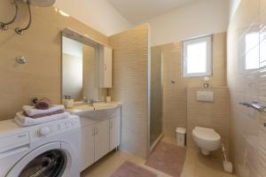 Koupelna v ubytování Apartments Bilopavlović