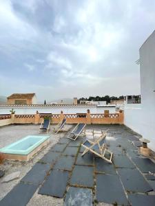 Balkon oz. terasa v nastanitvi Casa Las Cuadras 2