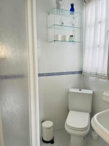 Phòng tắm tại Casa Los Barberos