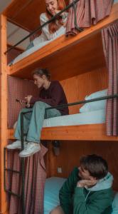 Un ou plusieurs lits superposés dans un hébergement de l'établissement The Passenger Hostel