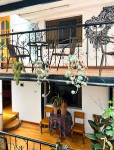 Balkón nebo terasa v ubytování Hotel Inka King