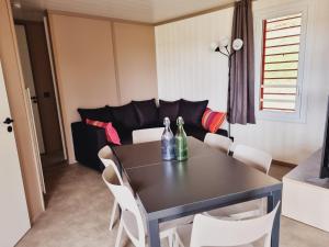 Χώρος καθιστικού στο Chalet Etxean