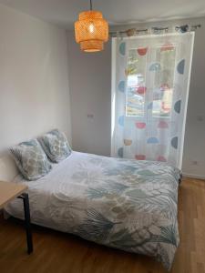 Posteľ alebo postele v izbe v ubytovaní Appartement du lion