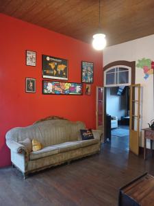 Posezení v ubytování Brumas Ouro Preto Hostel e Pousada