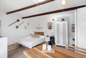 Ένα ή περισσότερα κρεβάτια σε δωμάτιο στο Casa Tajaraste 1