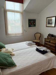 Ένα ή περισσότερα κρεβάτια σε δωμάτιο στο Segunda Planta de chalet con PISCINA con entrada independiente