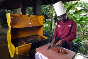 BBQ facilities available to guests at the resort
