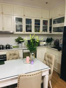 Dapur atau dapur kecil di S1-05A11A The Sapphire Hạ Long 2 phòng ngủ 2 giường đôi 2 vệ sinh