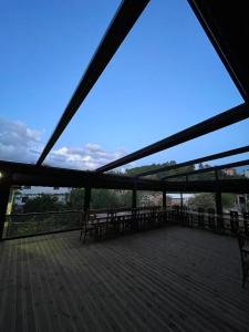 Rõdu või terrass majutusasutuses HOME 12