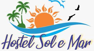 a logo for a hotter man hotter sea man at Pousada e Hostel sol e mar in João Pessoa