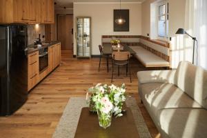 Køkken eller tekøkken på Binnendiek Haus 2 Apartment 4