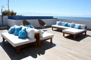 Posezení v ubytování Departamento en Bucerías vista al mar + 6 fotografií