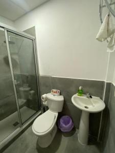 Hostal Villa Sabila tesisinde bir banyo