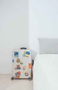 Postel nebo postele na pokoji v ubytování White Space Design Hotel