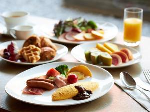 Завтрак для гостей Tokyo Prince Hotel