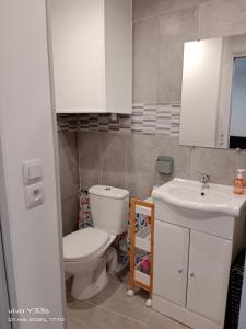 Koupelna v ubytování Studio HELTYMIE 4-Vélos bienvenus-parking gratuit + 7 fotografií