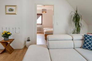 Posezení v ubytování Ferienwohnung Kühn
