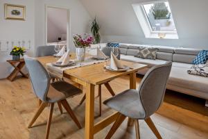Posezení v ubytování Ferienwohnung Kühn