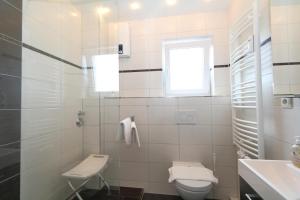 Koupelna v ubytování Appartement-Puschmann