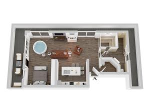 Naktsmītnes Luxus Spa Penthouse Royal telpu plāns