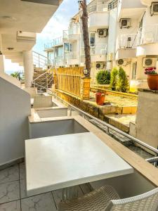 Balkón nebo terasa v ubytování Mercan Otel