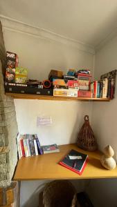 Biblioteket i feriehuset