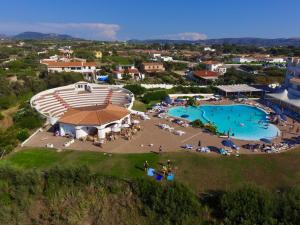 an aerial view of a resort with two pools at Acqua di Mare Hotel e Resort in Marina di Sorso