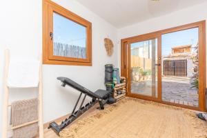 Fitness centrum a/nebo fitness zařízení v ubytování Cas Pati (Son Moja)
