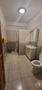 Koupelna v ubytování Bástya Apartmanház
