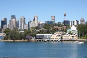 a view of the city from the water at Beautiful Balmain Abode - Balmain, NSW in Sydney