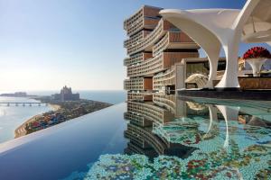 a rendering of a building with a view of the ocean at Atlantis The Royal in Dubai