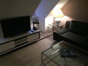 TV a/nebo společenská místnost v ubytování Elbsandstein Apartments