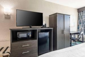 TV a/nebo společenská místnost v ubytování Comfort Inn Dallas North Love Field Airport