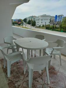 Balkón nebo terasa v ubytování Apartament Timi