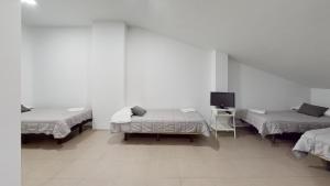 Camera ospedaliera con 2 letti e una TV di Apartments Summer Dreams a Lloret de Mar