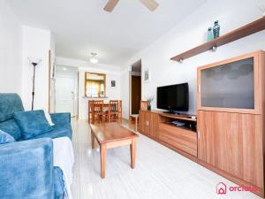 TV a/nebo společenská místnost v ubytování Un Flamante Hogar