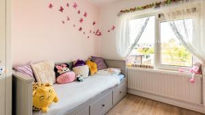 Giường trong phòng chung tại Casa Mimi