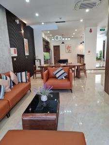 Posezení v ubytování Hai Hội Villa Hoi An