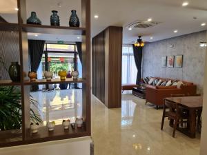 Posezení v ubytování Hai Hội Villa Hoi An