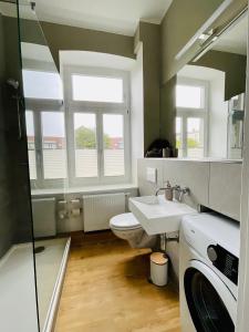 Kúpeľňa v ubytovaní Ferienwohnung Cäsar