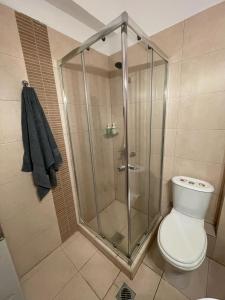 Koupelna v ubytování Mariposa suites