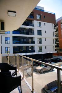 Balkón nebo terasa v ubytování Kuda apartment - Promenada Mamaia Nord