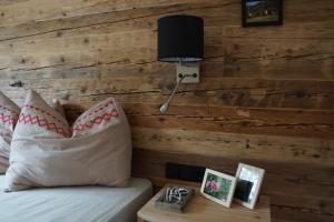 Łóżko lub łóżka w pokoju w obiekcie Appartement Romy
