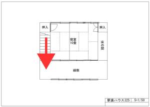 התרשים של 福井駅裏ハウス325貸切民泊 一日一組限定 駅から徒歩7分家族連れ団体様歓迎 安い